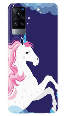 Unicorn Mobile Back Case for Vivo X60 (Design - 365)