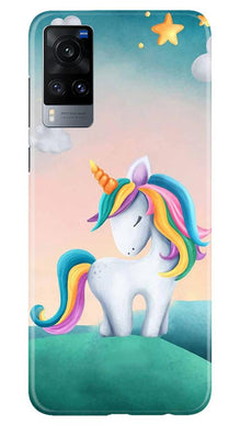 Unicorn Mobile Back Case for Vivo X60 (Design - 366)