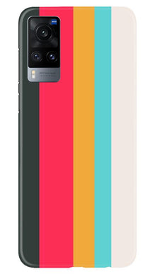 Color Pattern Mobile Back Case for Vivo X60 (Design - 369)