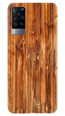 Wooden Texture Mobile Back Case for Vivo X60 (Design - 376)