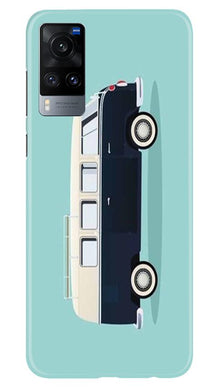 Travel Bus Mobile Back Case for Vivo X60 (Design - 379)