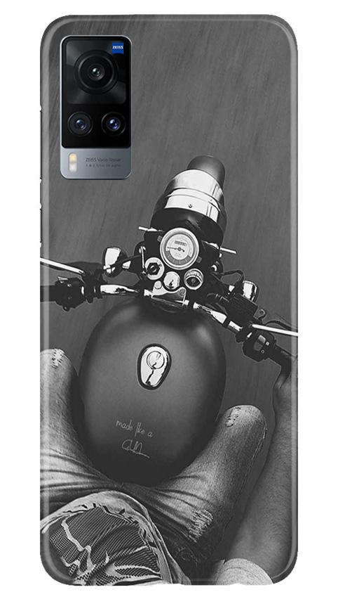 Royal Enfield Mobile Back Case for Vivo X60 (Design - 382)