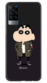 Shin Chan Mobile Back Case for Vivo X60 (Design - 391)