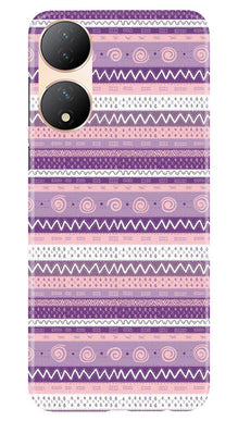 Zigzag line pattern3 Mobile Back Case for Vivo Y100 5G (Design - 11)