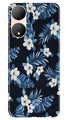 White flowers Blue Background2 Case for Vivo T2 5G