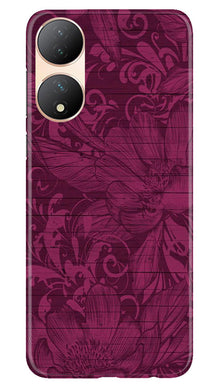 Purple Backround Mobile Back Case for Vivo T2 5G (Design - 22)