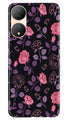 Rose Black Background Case for Vivo T2 5G