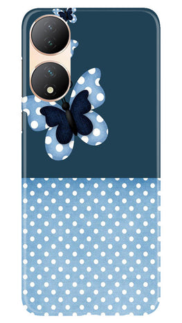 White dots Butterfly Case for Vivo T2 5G