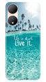 Life is short live it Case for Vivo T2 5G