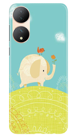 Elephant Painting Case for Vivo T2 5G