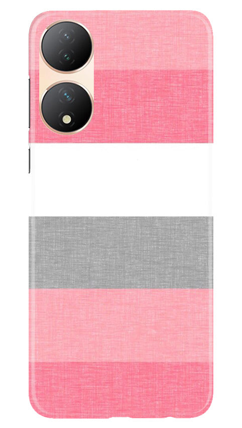 Pink white pattern Case for Vivo Y100 5G