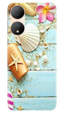 Sea Shells Mobile Back Case for Vivo T2 5G (Design - 63)