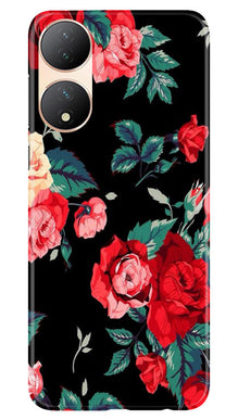 Red Rose2 Mobile Back Case for Vivo T2 5G (Design - 81)