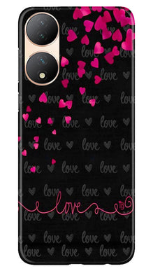 Love in Air Mobile Back Case for Vivo Y100 5G (Design - 89)