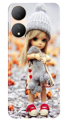 Cute Doll Mobile Back Case for Vivo Y100 5G (Design - 93)