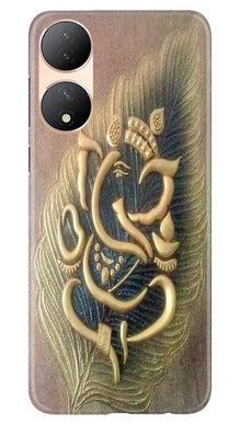 Lord Ganesha Mobile Back Case for Vivo Y100 5G (Design - 100)