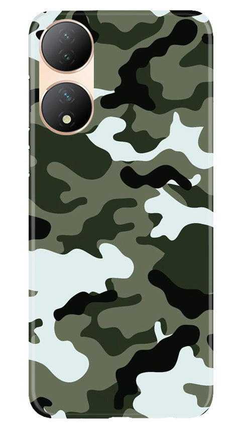 Army Camouflage Case for Vivo Y100 5G  (Design - 108)