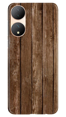 Wooden Look Mobile Back Case for Vivo T2 5G  (Design - 112)