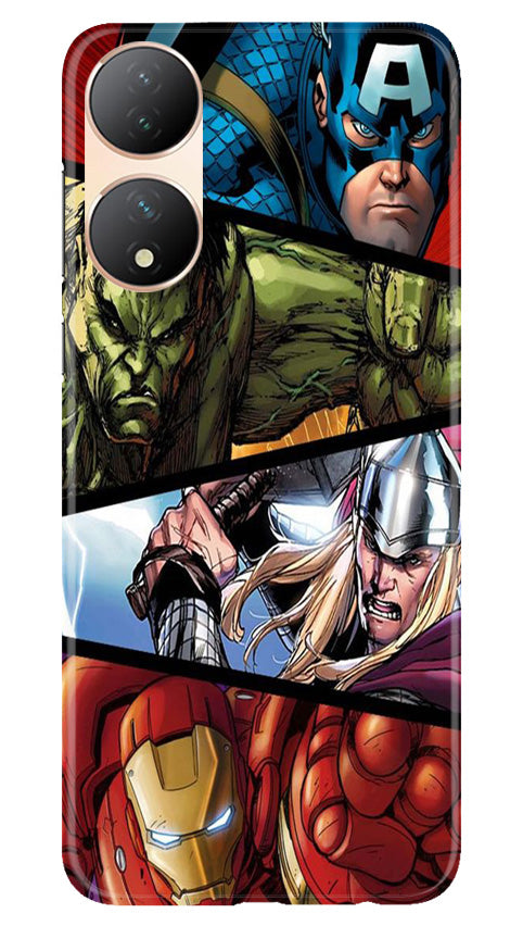 Avengers Superhero Case for Vivo Y100 5G  (Design - 124)