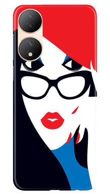 Girlish Mobile Back Case for Vivo Y100 5G  (Design - 131)