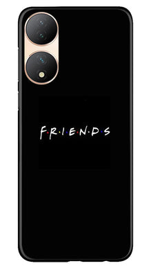 Friends Mobile Back Case for Vivo Y100 5G  (Design - 143)