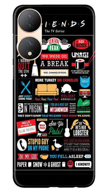 Friends Mobile Back Case for Vivo Y100 5G  (Design - 145)