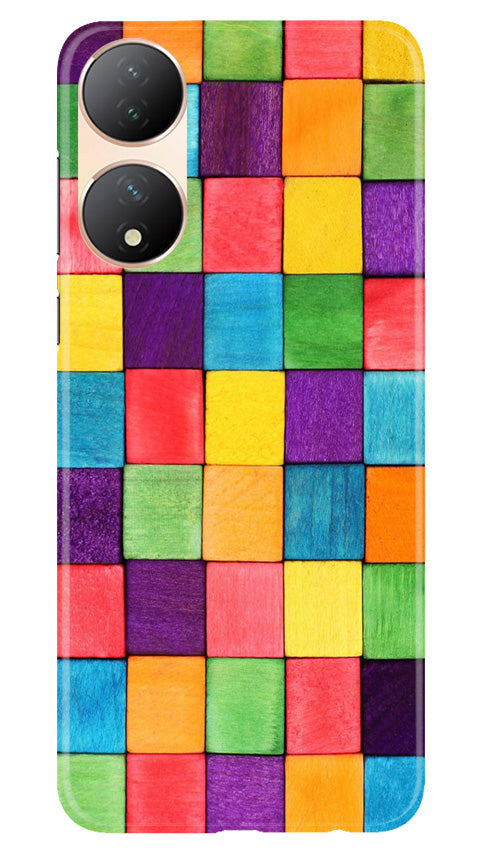 Colorful Square Case for Vivo T2 5G (Design No. 187)