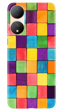 Colorful Square Mobile Back Case for Vivo T2 5G (Design - 187)