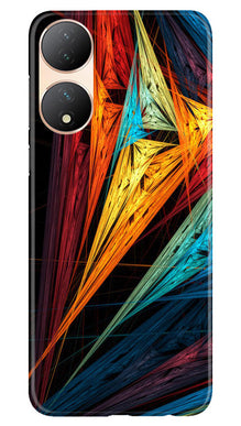 Modern Art Mobile Back Case for Vivo T2 5G (Design - 198)