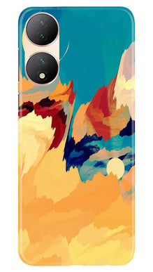 Modern Art Mobile Back Case for Vivo Y100 5G (Design - 205)