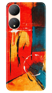 Modern Art Mobile Back Case for Vivo T2 5G (Design - 208)