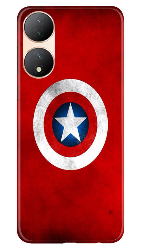 Captain America Case for Vivo T2 5G (Design No. 218)