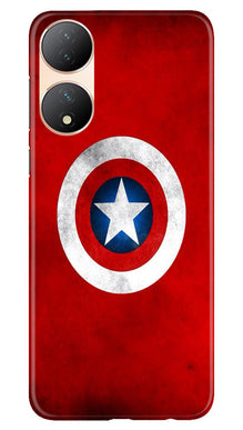 Captain America Mobile Back Case for Vivo T2 5G (Design - 249)