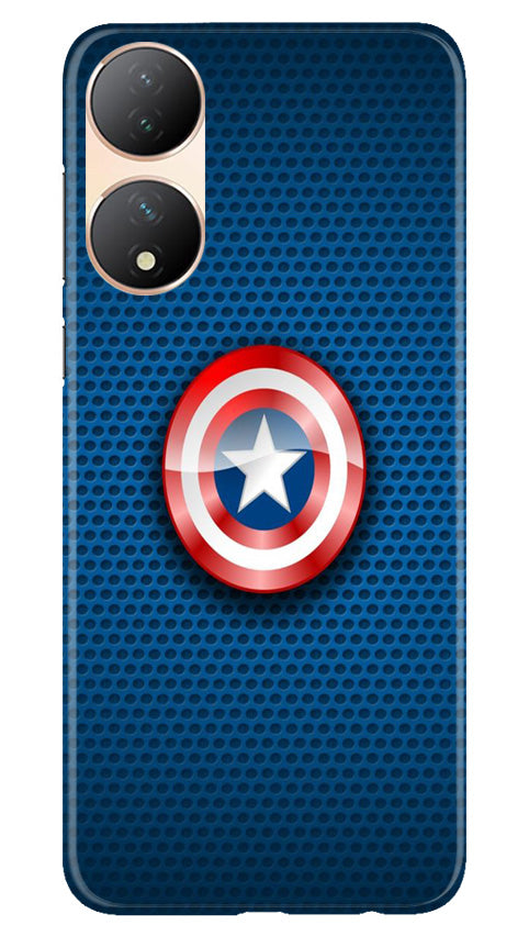 Captain America Shield Case for Vivo Y100 5G (Design No. 222)
