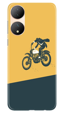 Bike Lovers Mobile Back Case for Vivo T2 5G (Design - 225)