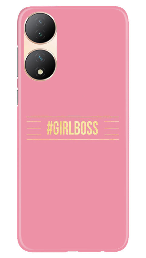 Girl Boss Pink Case for Vivo T2 5G (Design No. 232)