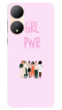 Girl Power Mobile Back Case for Vivo Y100 5G (Design - 236)