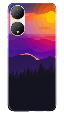 Sun Set Mobile Back Case for Vivo T2 5G (Design - 248)