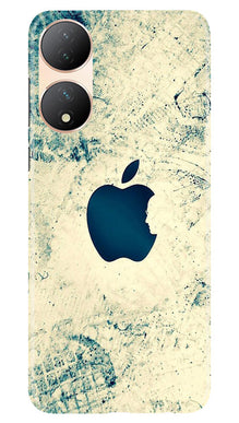 Apple Logo Mobile Back Case for Vivo T2 5G (Design - 251)
