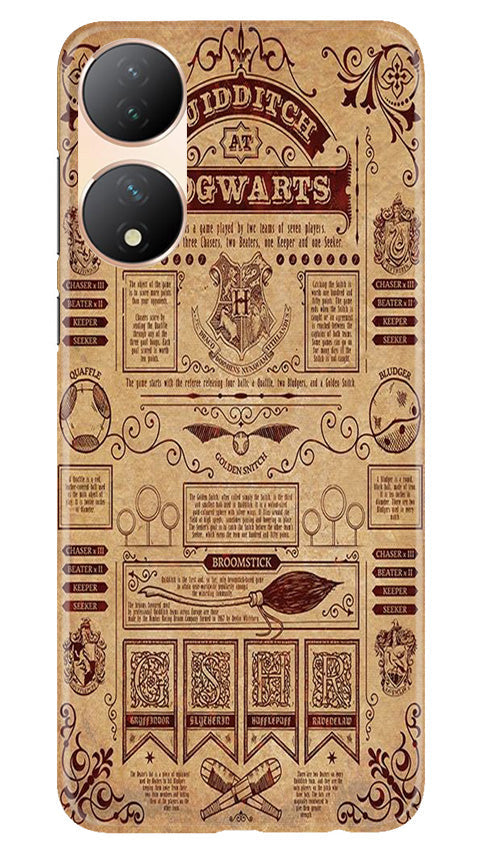 Hogwarts Mobile Back Case for Vivo T2 5G (Design - 266)