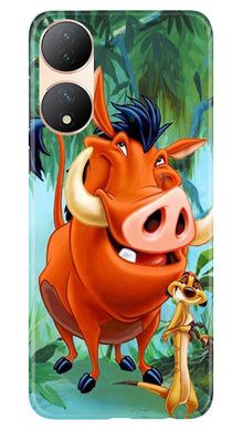 Timon and Pumbaa Mobile Back Case for Vivo T2 5G (Design - 267)