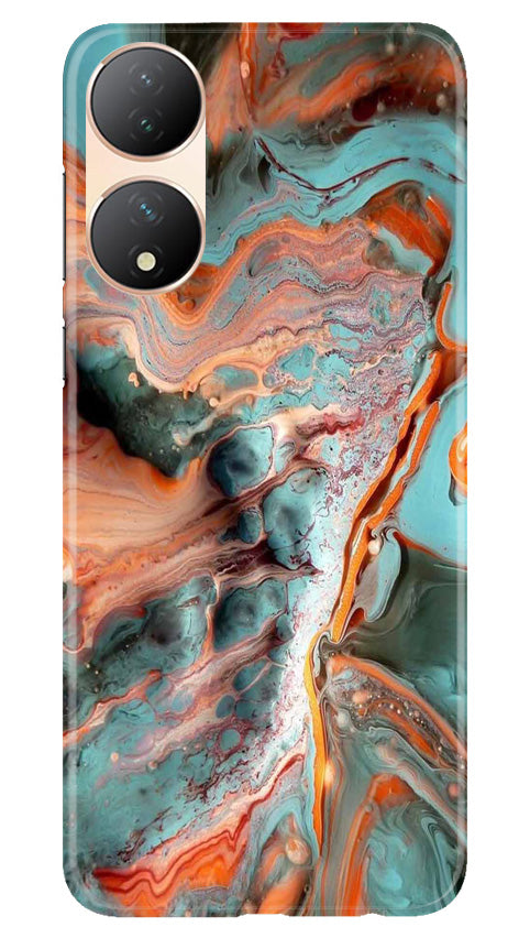 Marble Texture Mobile Back Case for Vivo T2 5G (Design - 271)