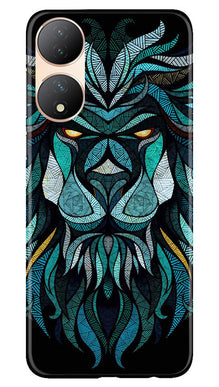 Lion Mobile Back Case for Vivo T2 5G (Design - 276)