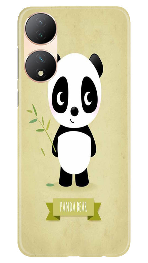Panda Bear Mobile Back Case for Vivo Y100 5G (Design - 279)
