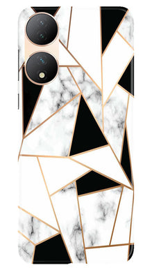 Marble Texture Mobile Back Case for Vivo T2 5G (Design - 284)
