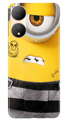 Minion Mobile Back Case for Vivo Y100 5G (Design - 286)