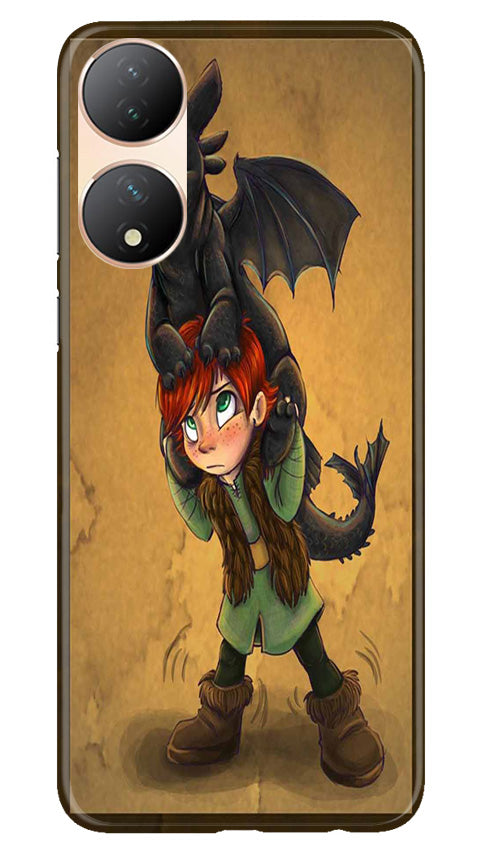 Dragon Mobile Back Case for Vivo Y100 5G (Design - 298)