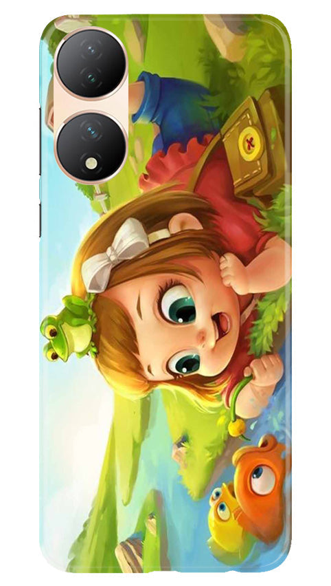 Baby Girl Mobile Back Case for Vivo T2 5G (Design - 301)