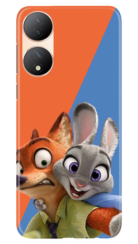 Cartoon Mobile Back Case for Vivo T2 5G (Design - 306)