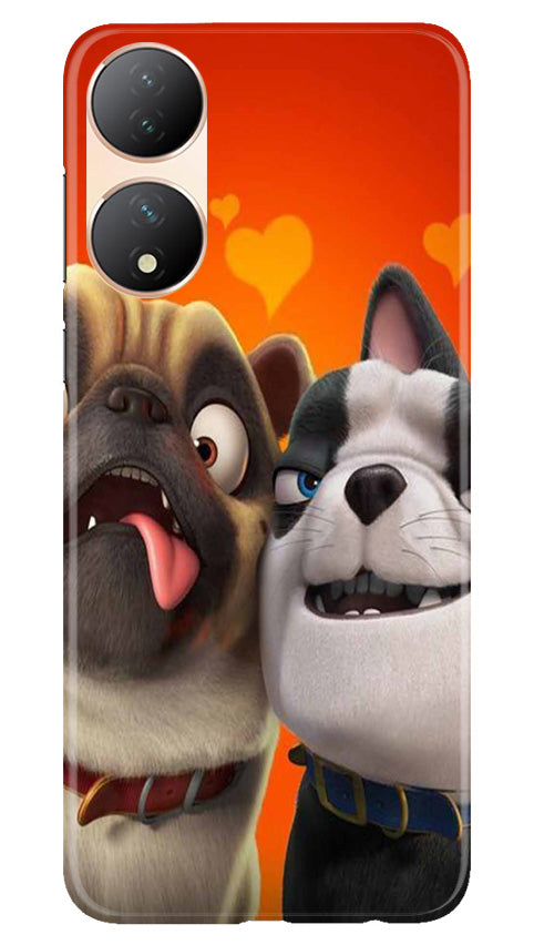 Dog Puppy Mobile Back Case for Vivo T2 5G (Design - 310)